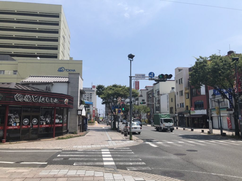 トキハ別府方面車道画像