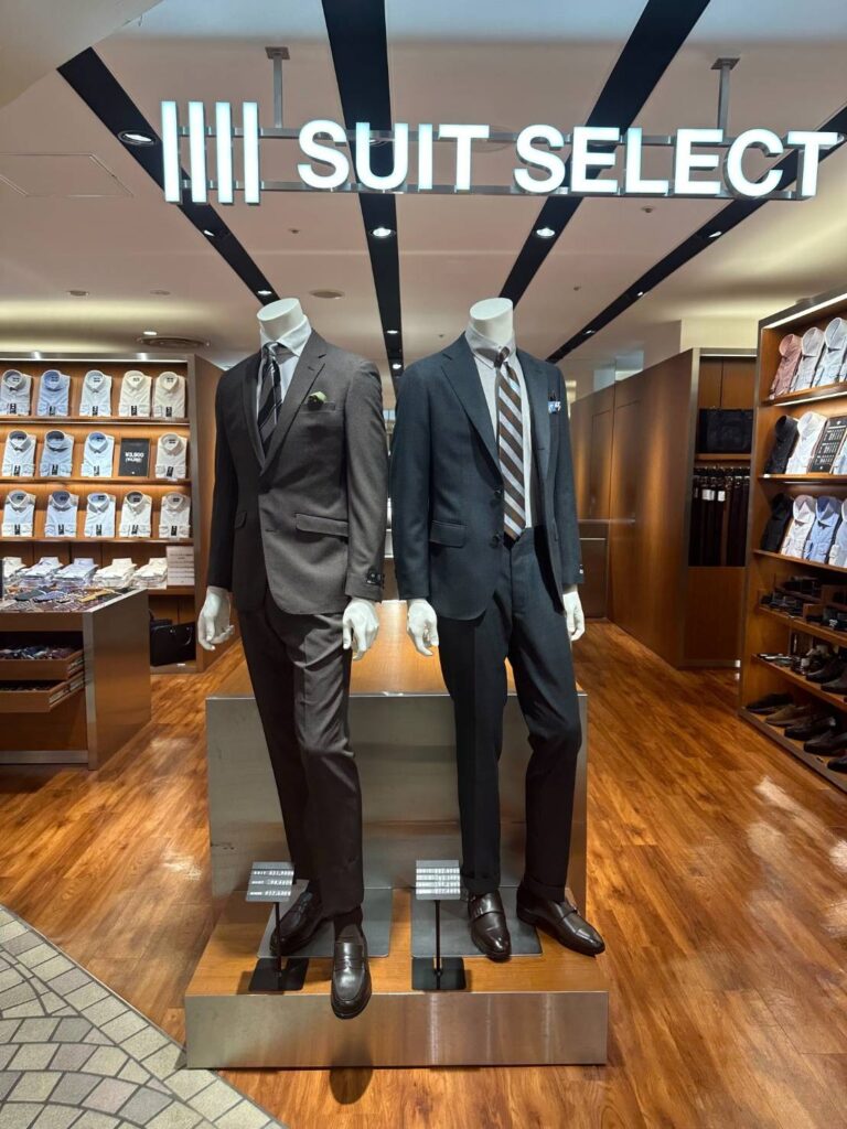 スーツセレクト千葉シーワンスーツマネキン