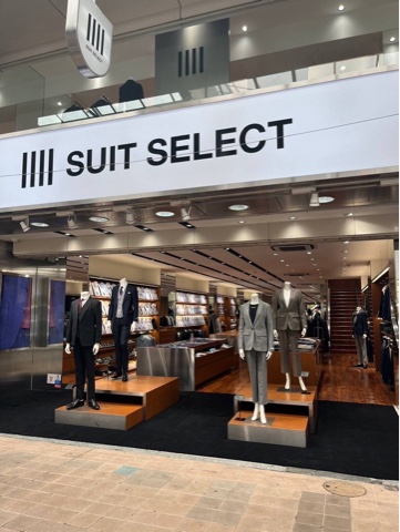 スーツセレクト小倉店頭