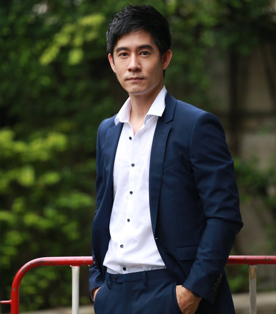 คุณอัค อัครัฐ นิมิตรชัย (นักแสดงช่อง ONE31) x Skinny Suit (Ocean Blue)